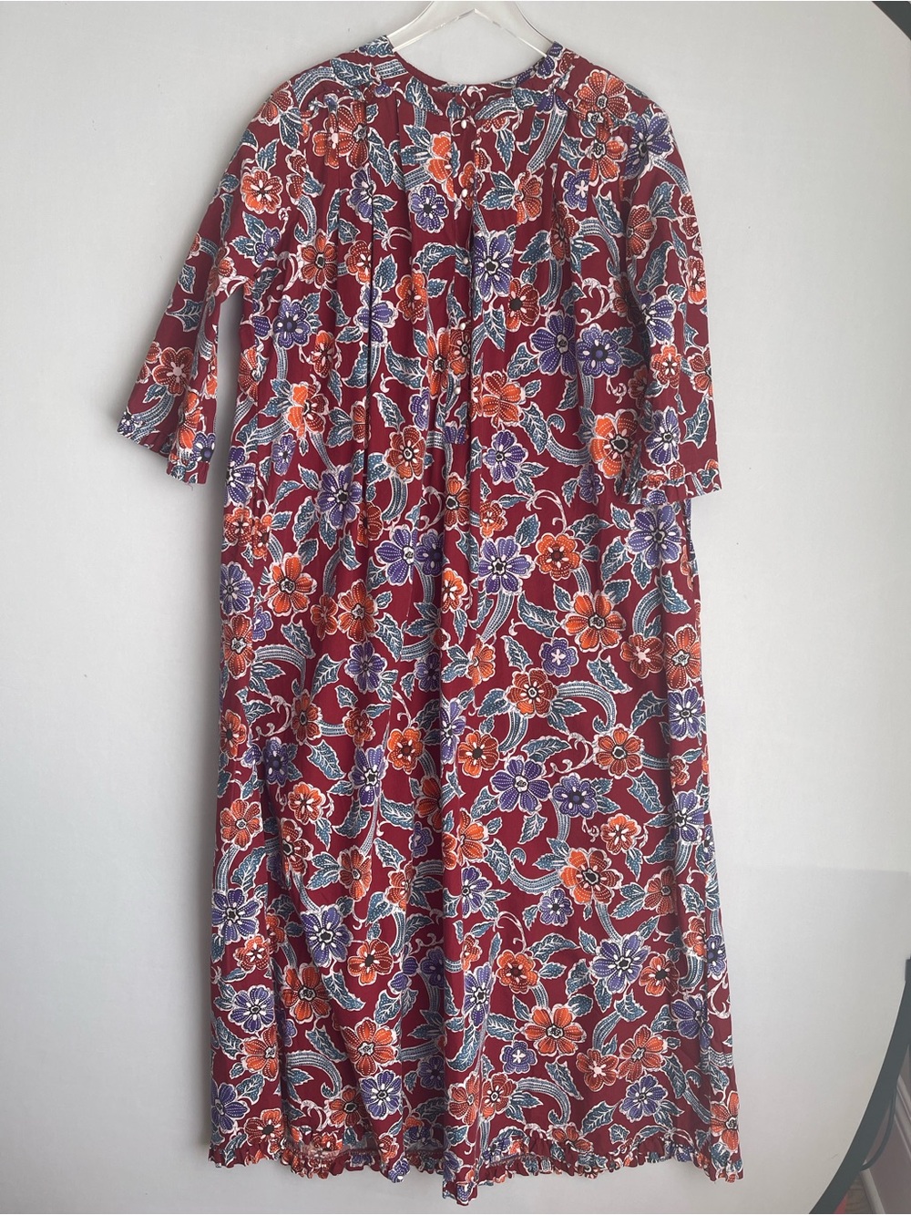 Hilo Hattie Hawaiian Polynesian Maxi Dres Muumuu 16